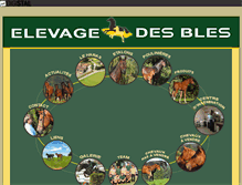 Tablet Screenshot of de.elevage-des-bles.com