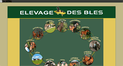 Desktop Screenshot of elevage-des-bles.com