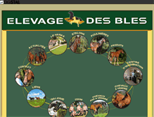 Tablet Screenshot of elevage-des-bles.com